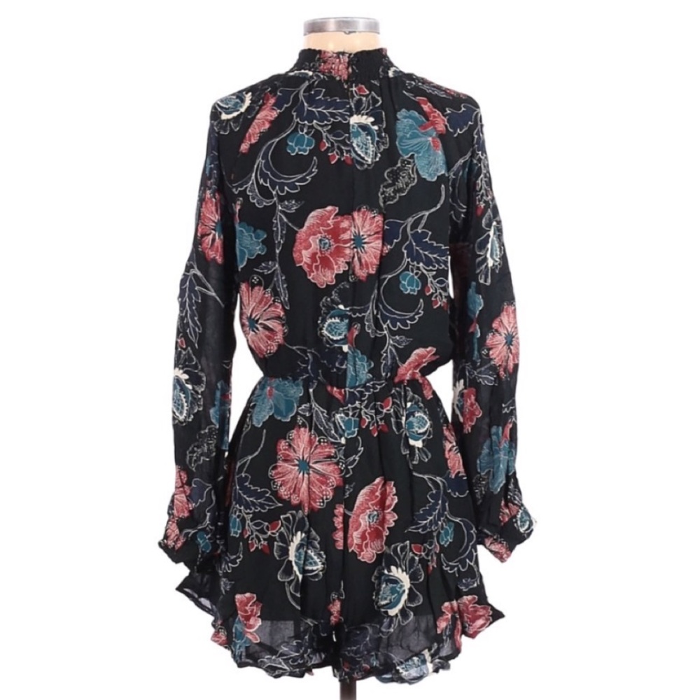 NWT ASTR the Label Eva Romper Dark Green Floral Jumper - Picture 10 of 11